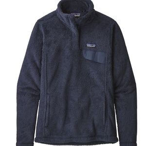 Patagonia Women's Re-Tool Snap-T Fleece Pullover Navy